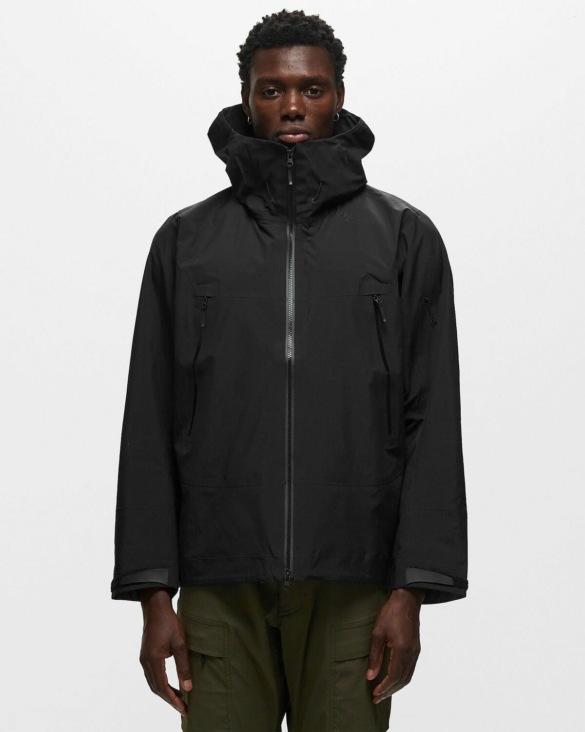 Goldwin Gore Tex Pro 3 L Jacket Black Shell Jackets Goldwin