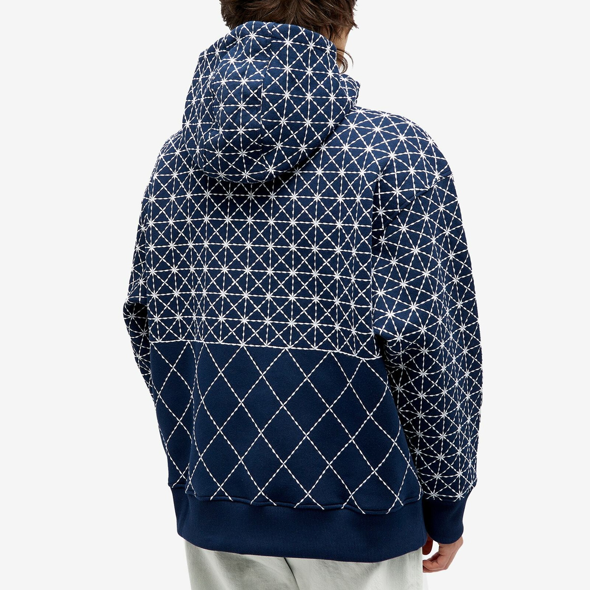 Kenzo Paris Men's Kenzo Sashiko Stitch Oversized Hoodie in