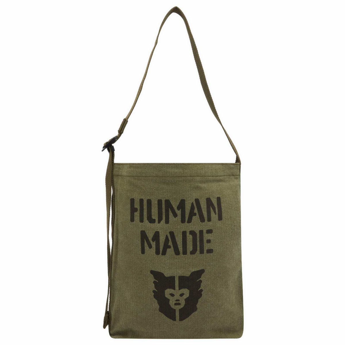 Human Made Men's Military Shoulder Bag in Olive Human Made