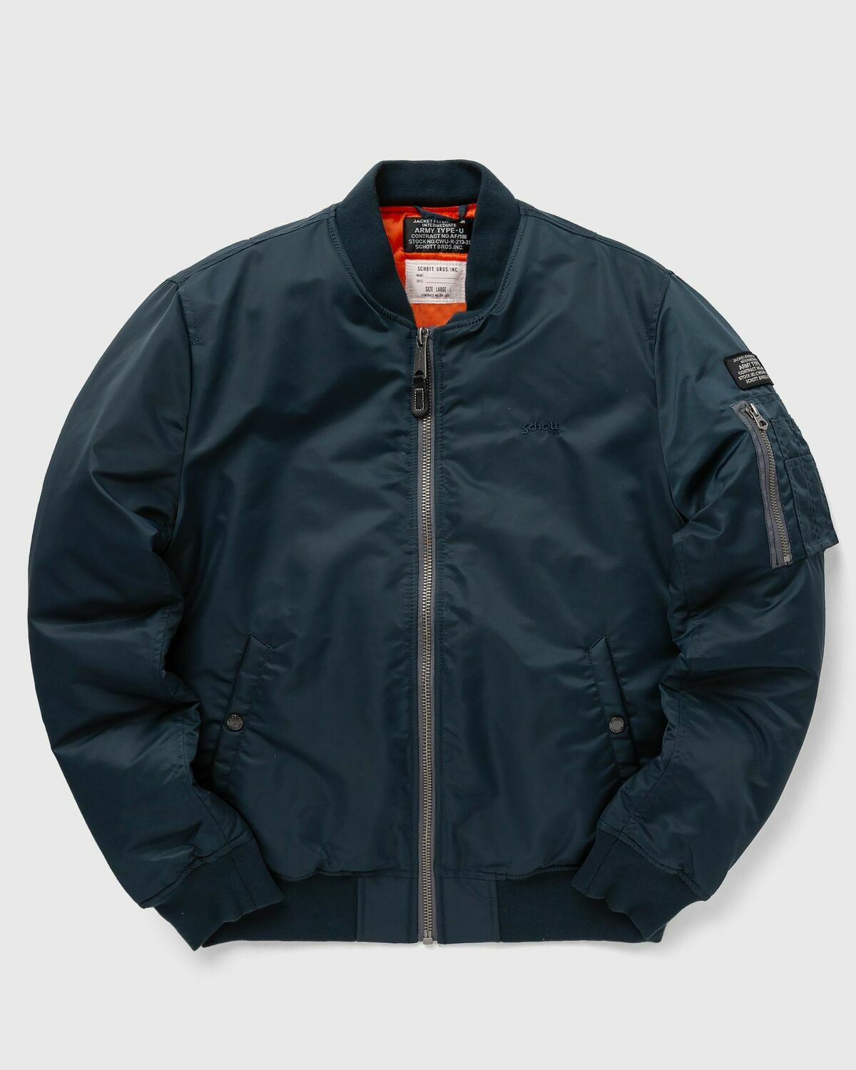 Schott Nyc Bomber Jacket Blue Bomber Jackets Schott