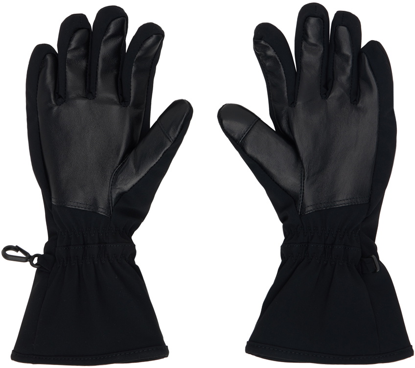 Balenciaga Black Skiwear 3B Sports Icon Ski Gloves Balenciaga