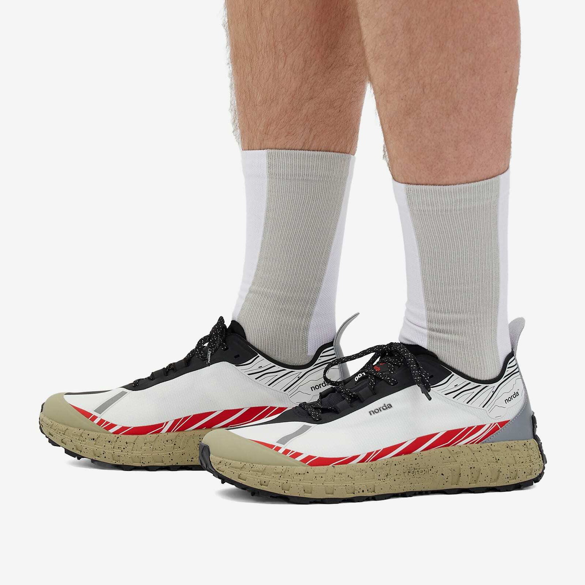 Norda Men's 001 Sneakers in Magma Norda