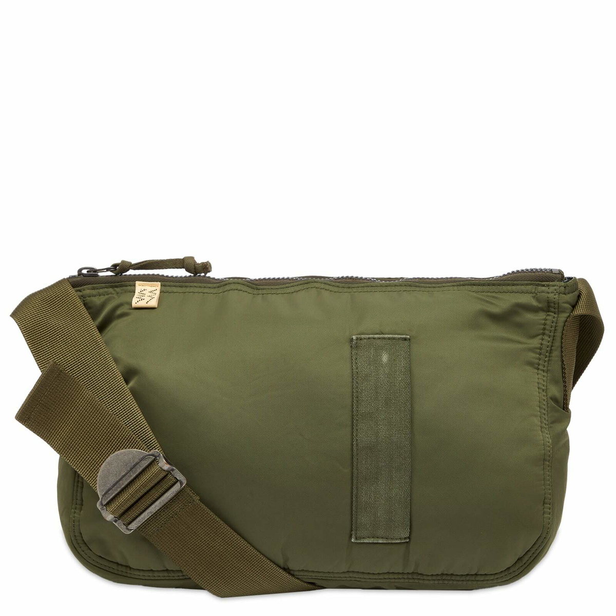 Visvim Men's Charlie II Nylon Cross Body Bag in Green Visvim