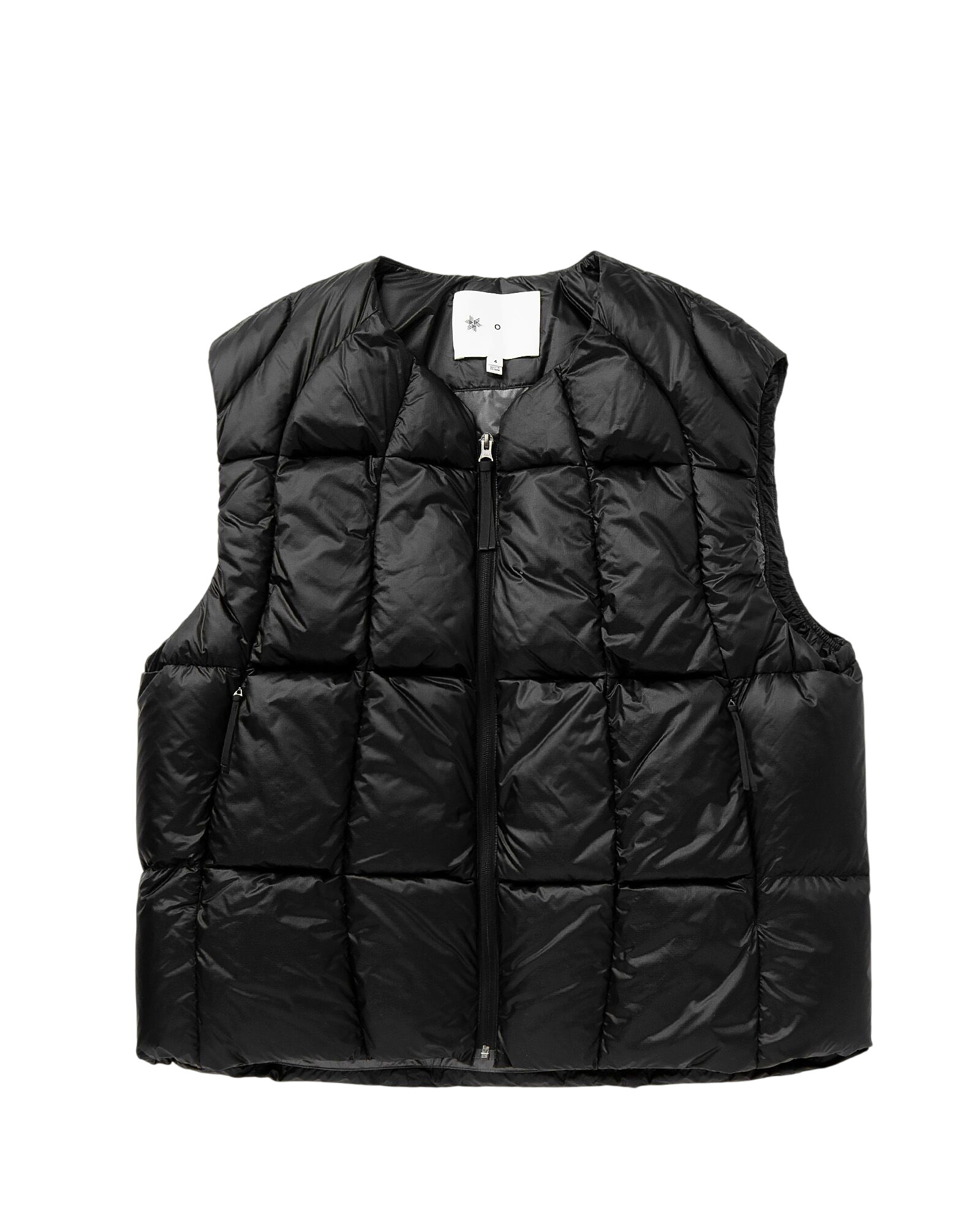 Goldwin Black Hooded Spur Light Pullover Jacket Goldwin