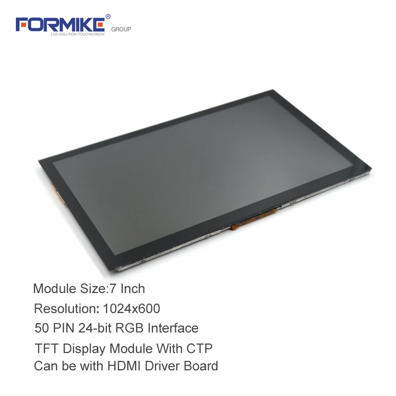 7インチLCDモジュール1024 * 600 IPS 7インチRGB 24ビット30ピン