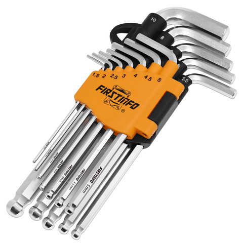 ボールポイント 六角棒レンチセット 12本組 1.5~10mm｜良匠 FIRSTINFO