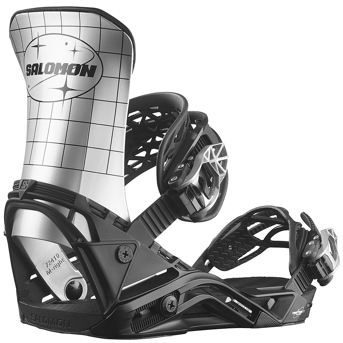 Salomon Snowboard Binding District Pro Team Chrome - Standtallshop.com