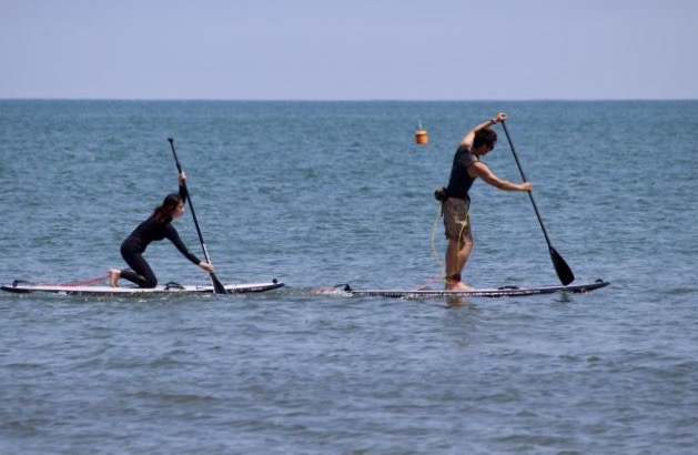 お一人様プラン】9:00「はじめてのSUP（スタンドアップパドル）体験