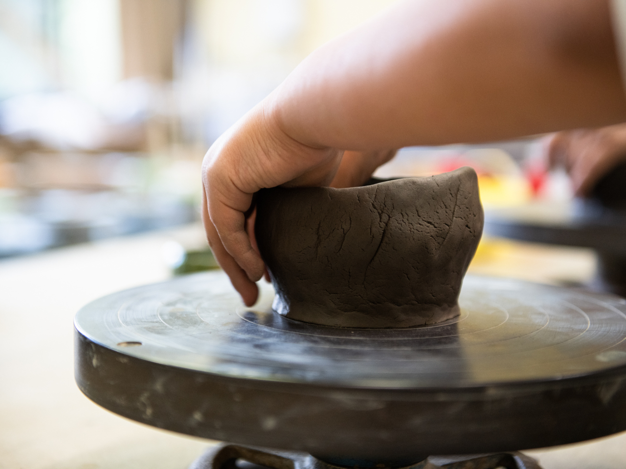 信楽粘土500g手ろくろ体験プラン】お子様や初めての方でも安心♪自由