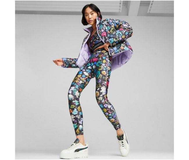 Womens sports jacket Puma X LIBERTY PUFFER JACKET W purple | AD