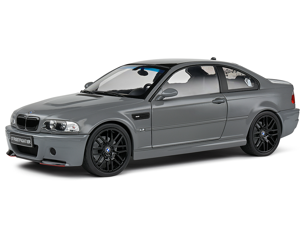 BMW E46 M3 Coupê Streetfighter 2000 1:18 Solido Cinza - 20 anos