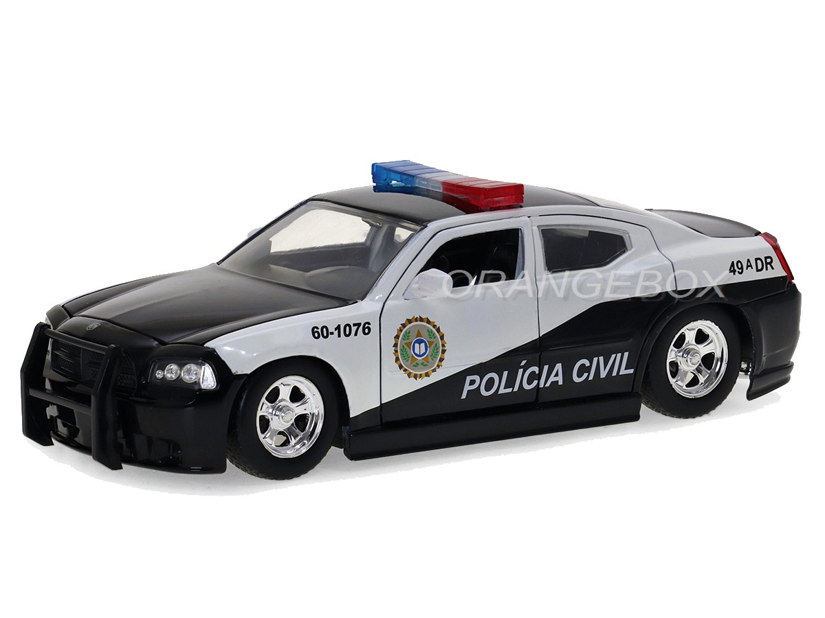Dodge Charger 2006 Police Velozes e Furiosos Jada Toys 1:24 - 20
