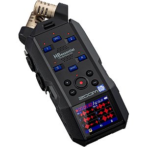 Zoom H6essential Gravador Portátil de Áudio de 6 Canais 32-Bit