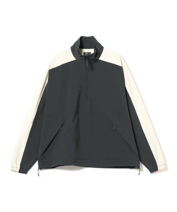 BEAMS（ビームス）2トーン ハーフジップ ブルゾン（ブルゾン ブルゾン