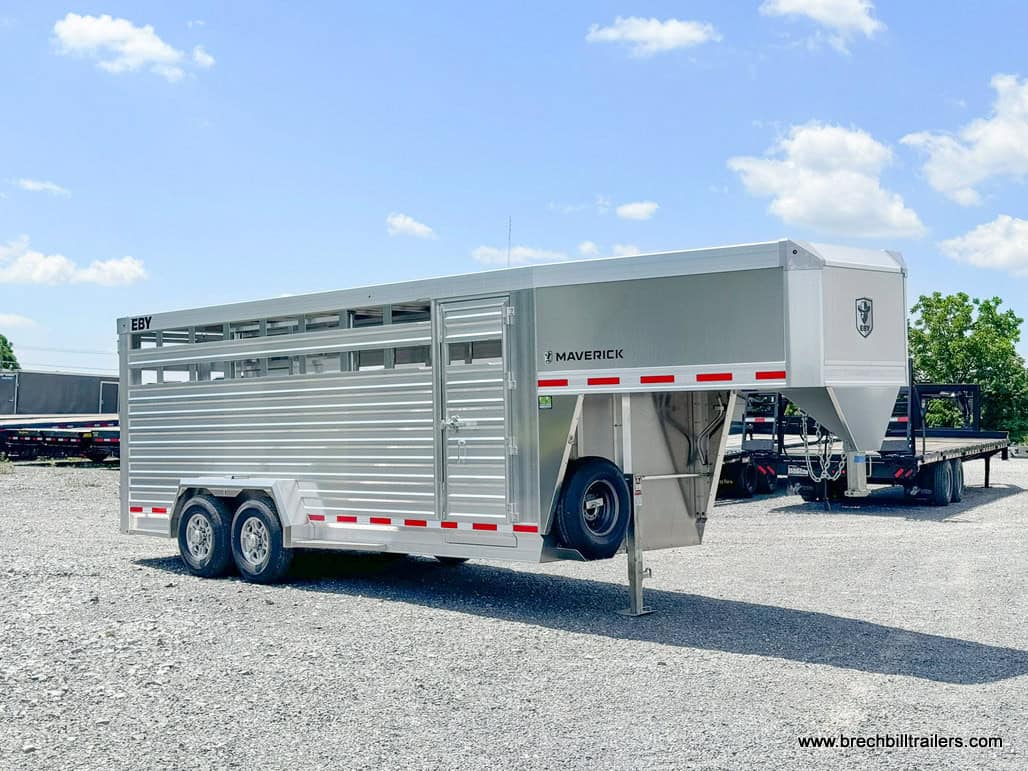 EBY 14K Maverick Gooseneck Livestock Trailer 7ft × 20ft