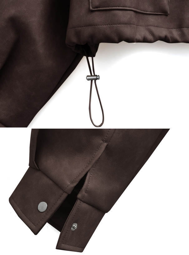 襟2Wayヴィンテージレザージャケット[pp186] | レディースファッション