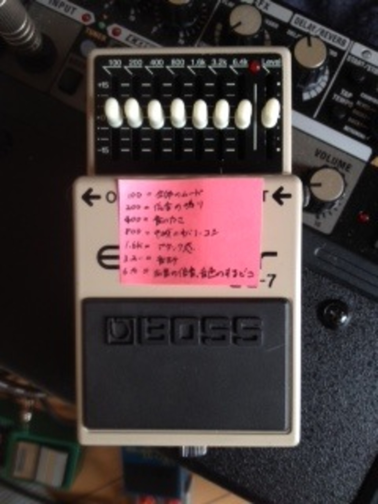 グラフィックイコライザー〜前編〜 - エフェクターノート