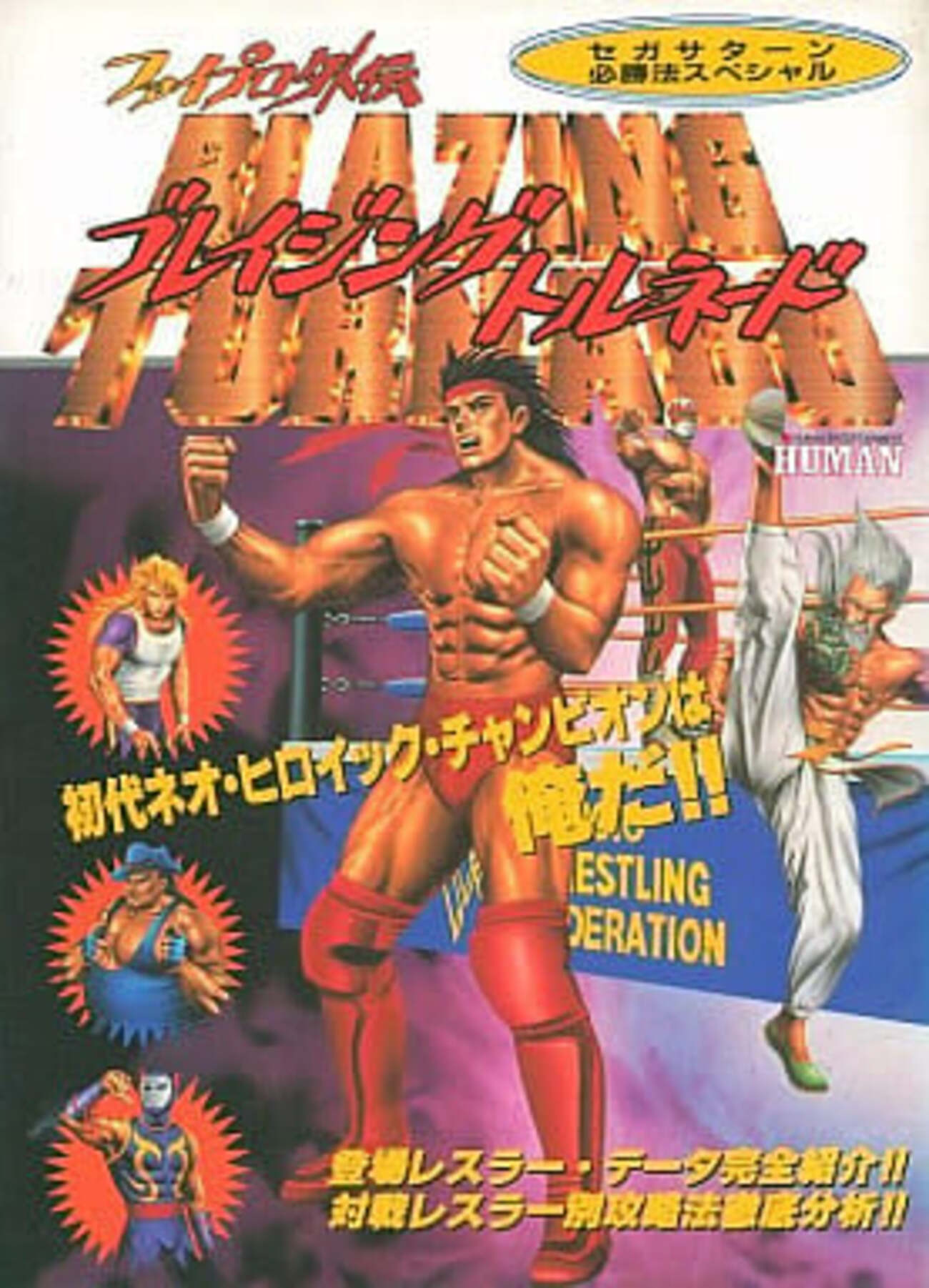 今ファイプロ外伝ブレイジングトルネード セガサターン必勝法