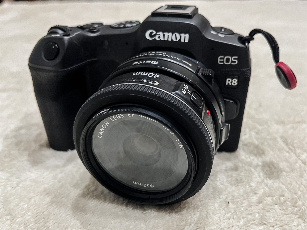 EOS R8 のレンズ EF40mmF2.8STM 購入しました(^O^)／ - kumasan01の