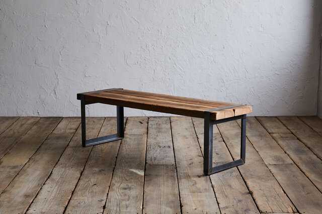造船古材] ベンチ 兼 TVボード：Vintage 2way Design Bench【受注生産