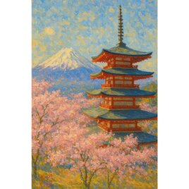 ☆開運奇跡の『ダビデの星』☆がんどうあつし絵画油絵F3号油彩額付縦