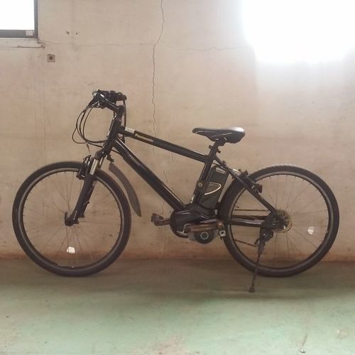 中古電動自転車☆パナソニック ハリヤ/8ah/26”/ブラック (chari
