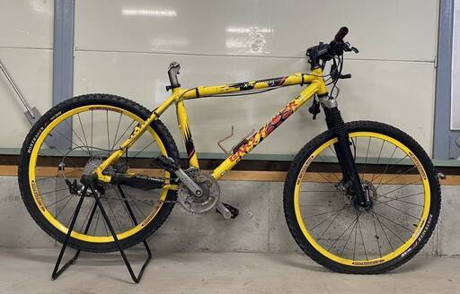 ゲイリーフィッシャー MTB X-CALIBER 黒/黄色 26インチ shimano DEORE