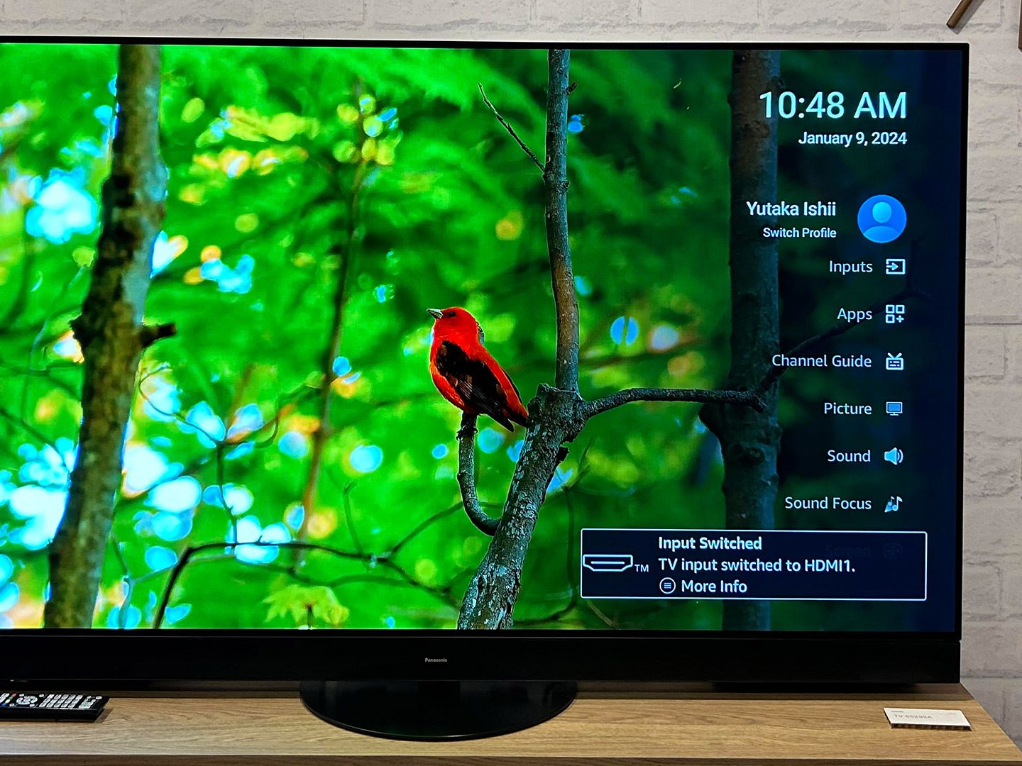 I saw Panasonic's Z95A OLED TV and its super-bright MLA display