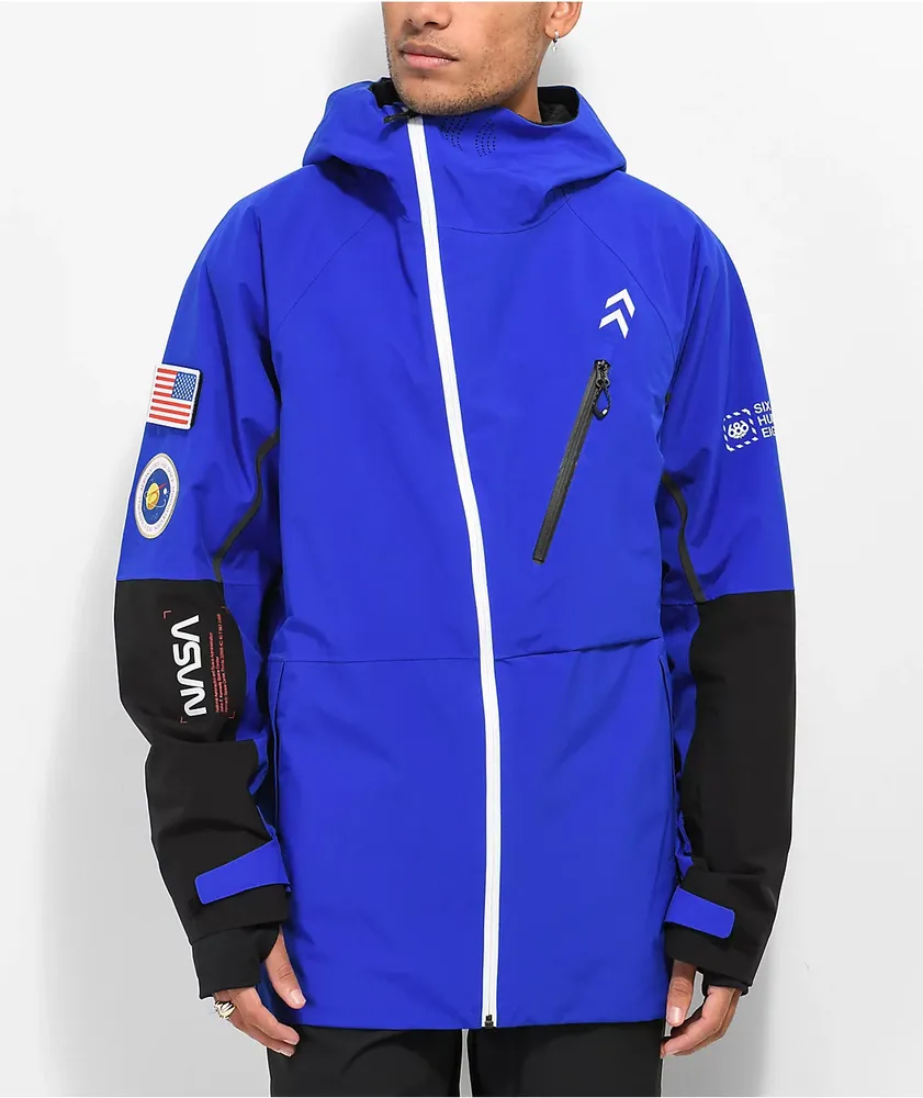 686 x NASA Exploration Blue Snowboard Jacket at Hamilton Place in
