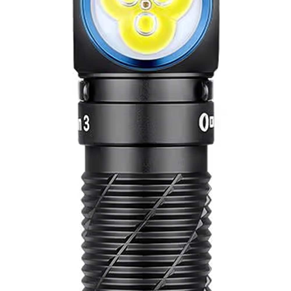 Olight Perun 3 Head and Angle Flashlight with headband Black