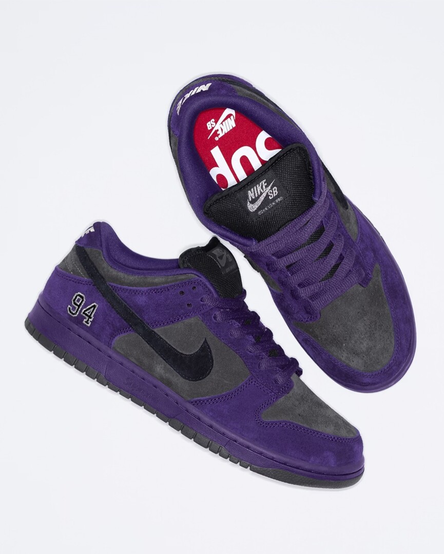 Supreme x Nike SB Dunk Low “Ink” | Raffle List