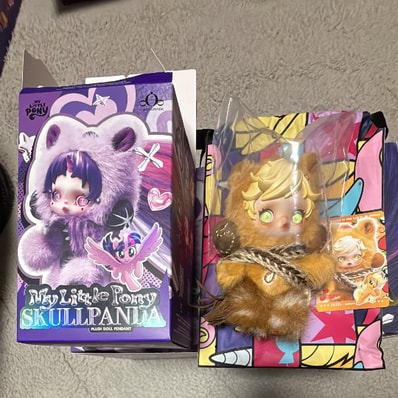 ポップマート スカルパンダ × マイリトルポニー シリーズ ぬいぐるみ