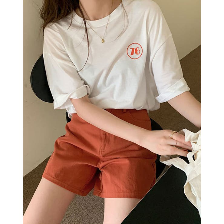 SHOPLIST限定】カラーデニムショートパンツ 3サイズ ボトムス[品番