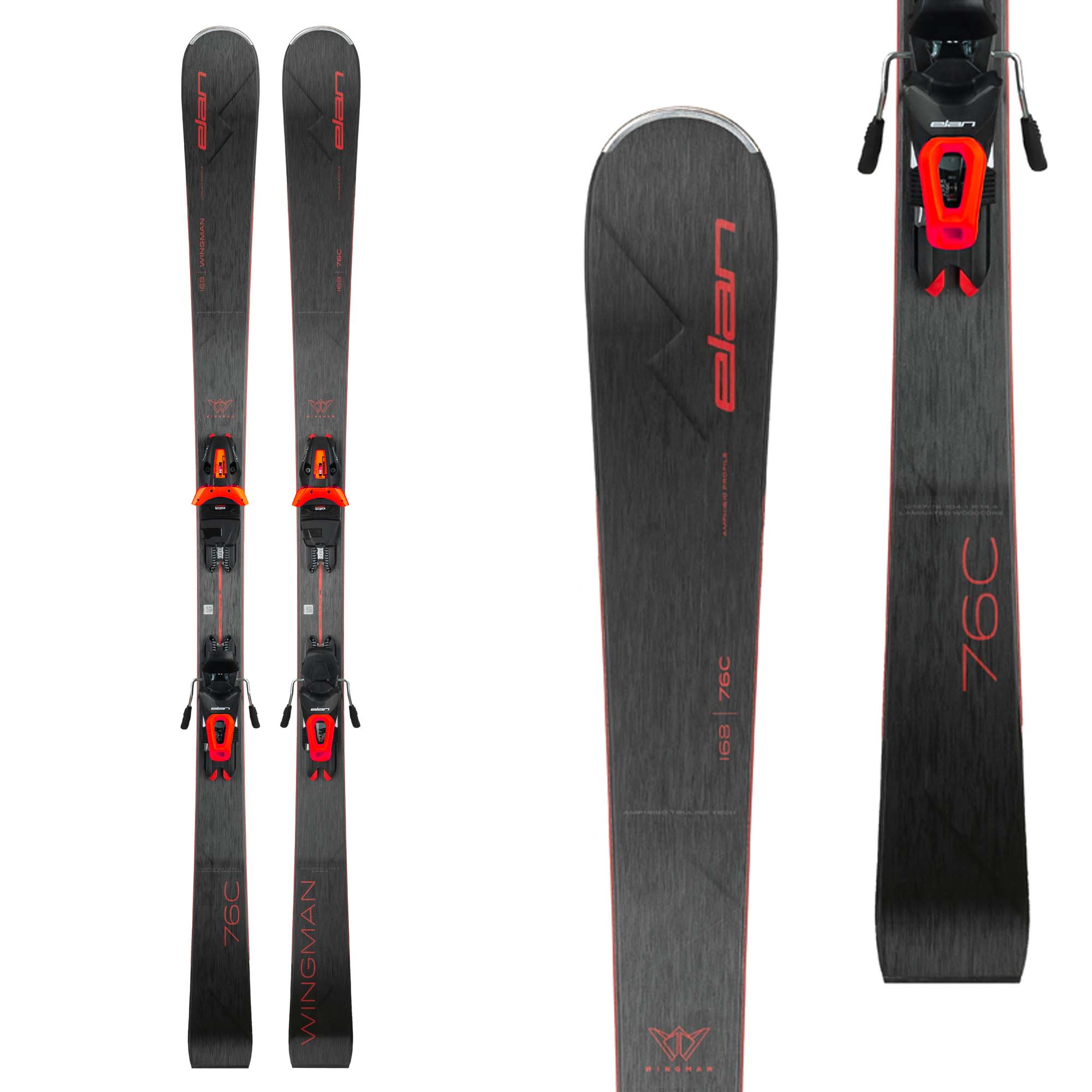 Elan Men's Wingman 76C Skis with EL10 GW Shift Bindings 2025
