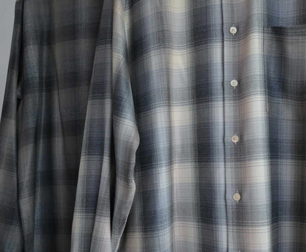 AURALEE SUPER LIGHT WOOL CHECK SHIRT – Chum!
