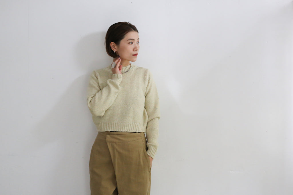 AURALEE SILK WOOL CAMEL MIX KNIT SHORT P/O – Chum!