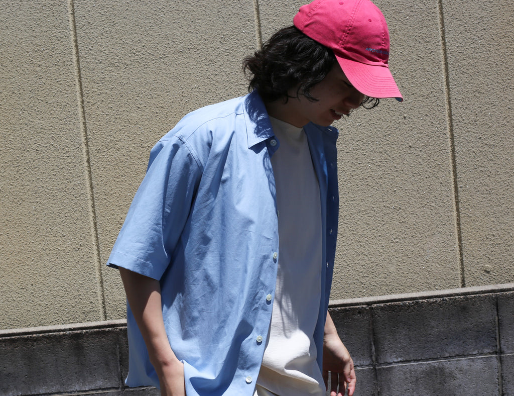 AURALEE WASHED FINX TWILL BIG HALF SLEEVED SHIRT – Chum!