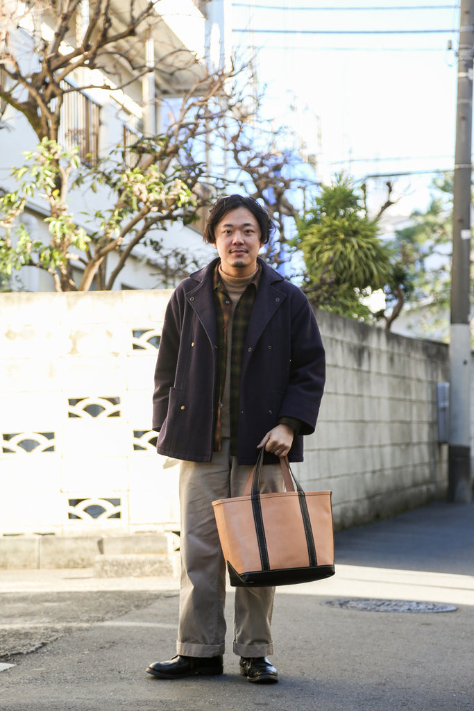 まもなく販売終了！ 天野宝国 × 2ndの［ヌメ革トートバッグ］スナップ