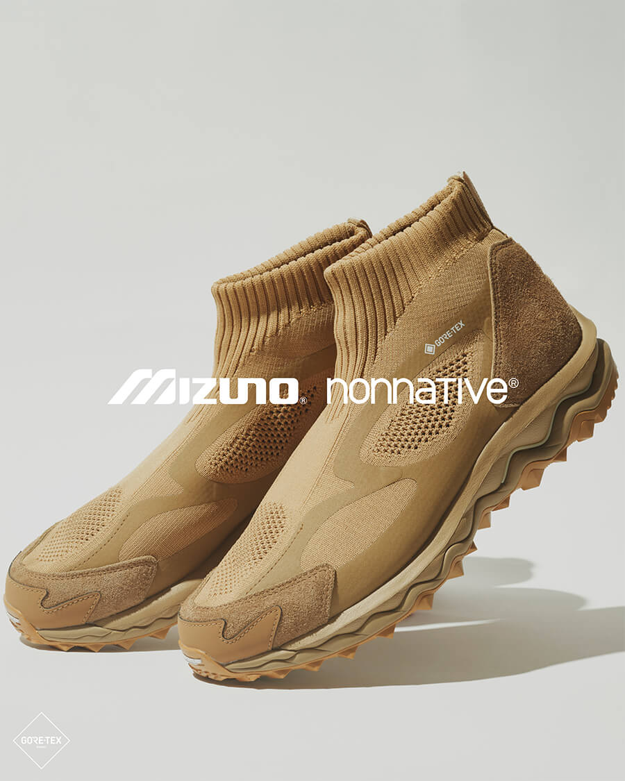 Mizuno × nonnative WAVE MUJIN TL MID GTX “COGNAC” – COVERCHORD