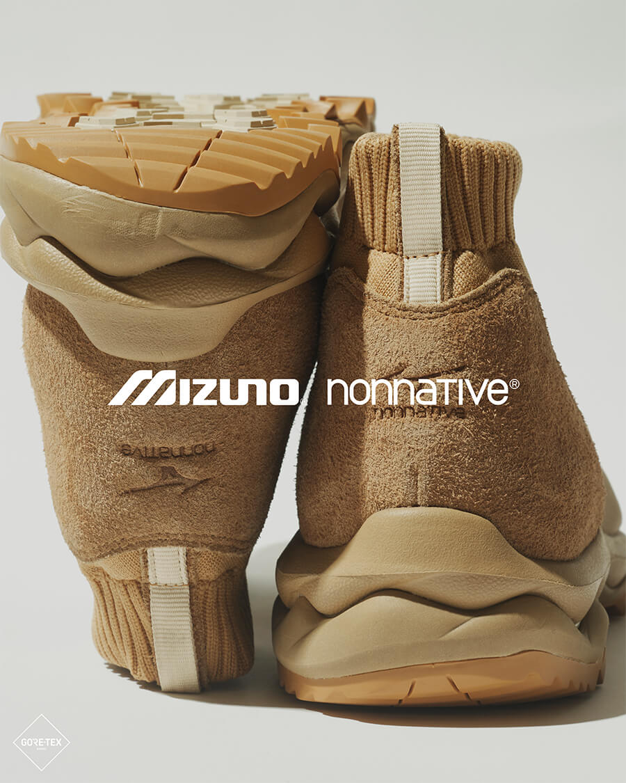 Mizuno × nonnative WAVE MUJIN TL MID GTX “COGNAC” – COVERCHORD