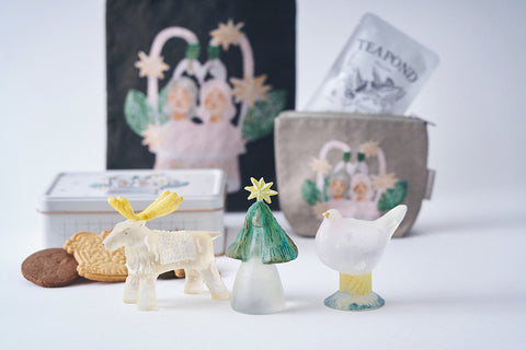 ガラス作家・安達知江さんとのクリスマスコラボレーション – Fairycake