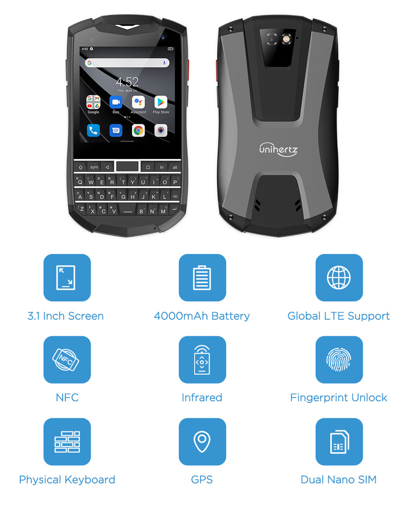 Unihertz Titan Pocket - 新しい QWERTY Android 11 スマートフォン