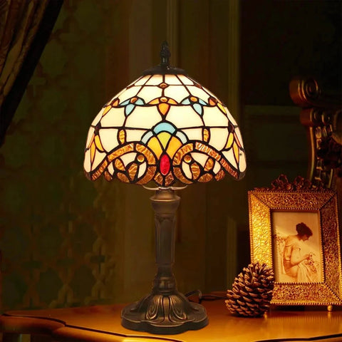 アンティークステンドグラスランプ – Creative.Lighting