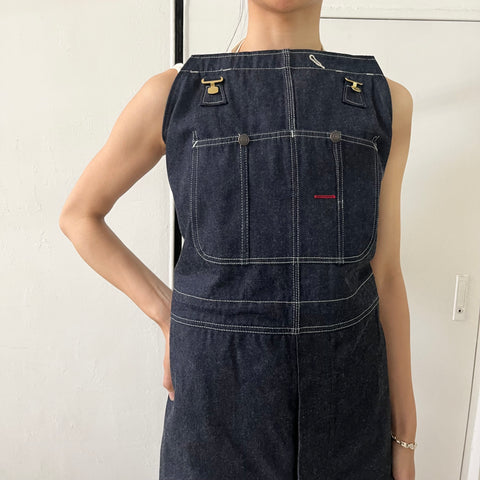 FUMIKA UCHIDA】 DENIM OVERALL APRON MAXI DRESS – ONENESS ONLINE STORE