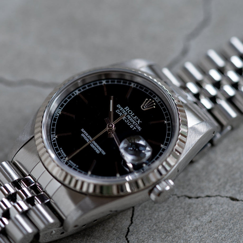 ロレックス デイトジャスト 16234 ブラック / Rolex Datejust 16234