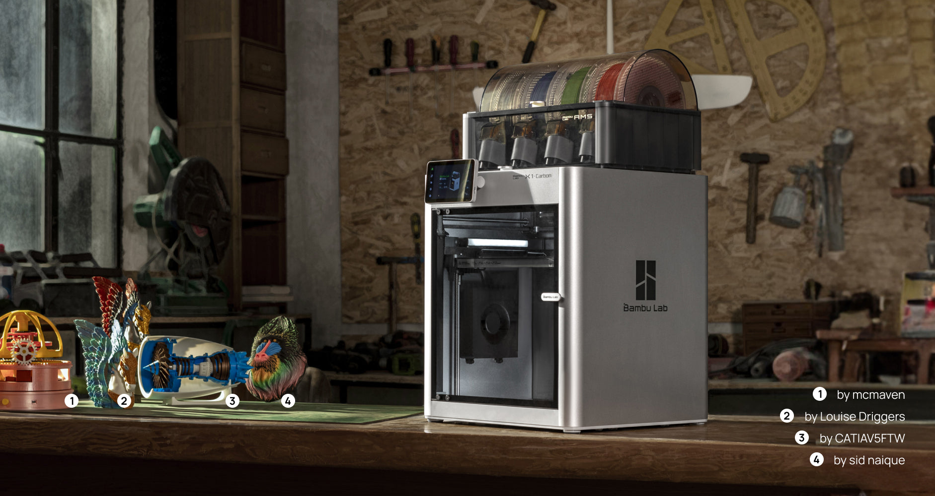 Bambu Lab X1C 3D Printer| Bambu Lab X1C