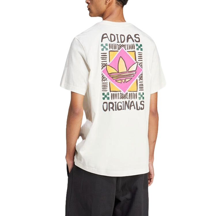 adidas 80s Premium Graphic T-shirt Asia Sizing 'White' JC6536