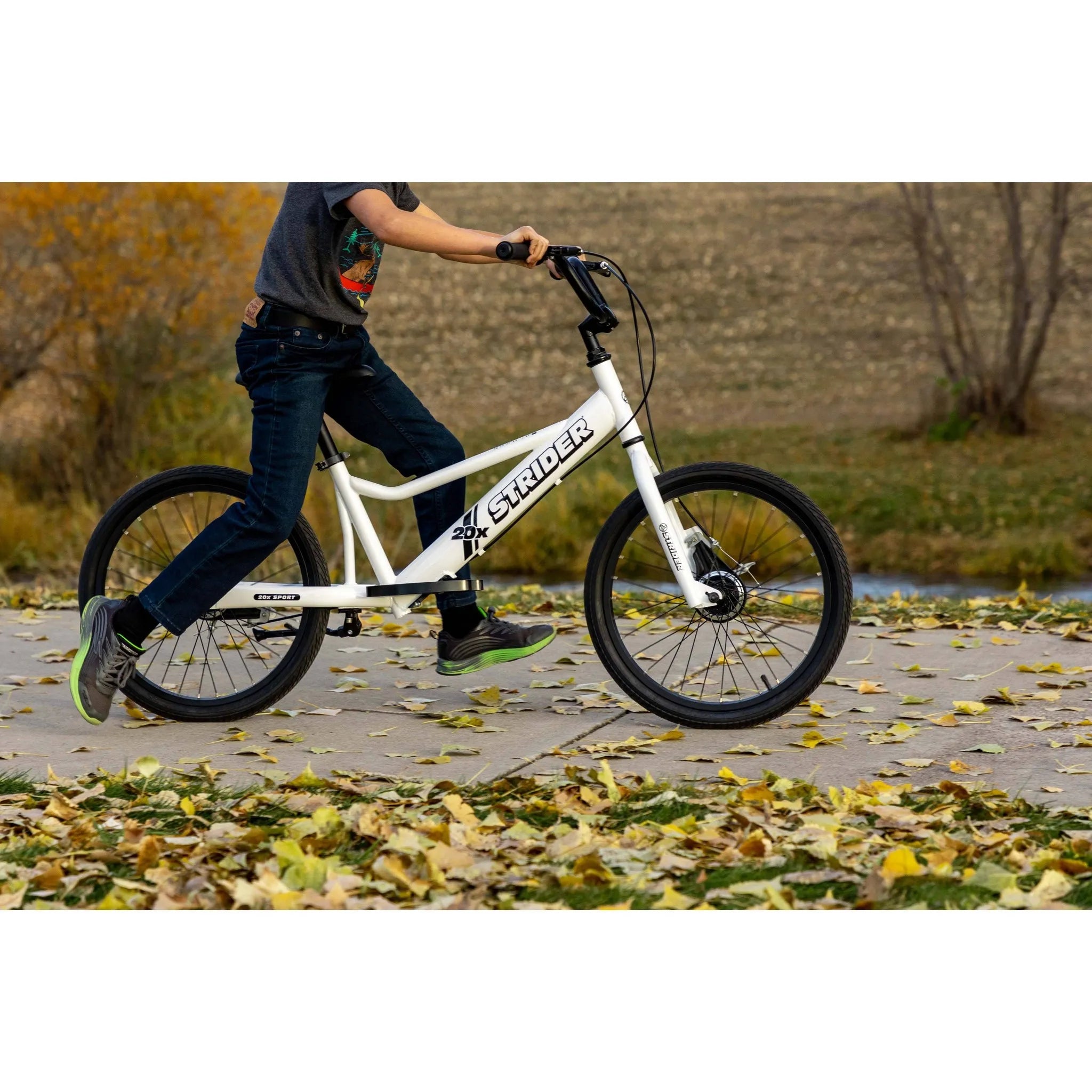 Strider Sport 20x Balance Bike – White – REBEL