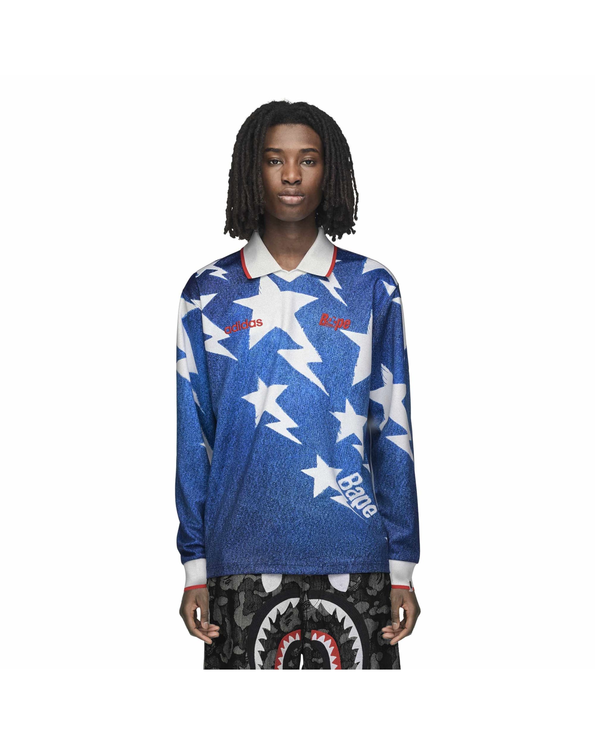 adidas | A Bathing Ape | ADIDAS X BAPE LSL STAR JERSEY BAPE | Jerseys