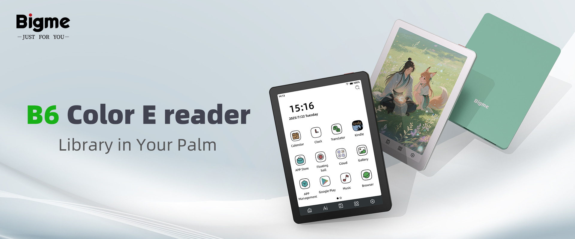 Android 14OS を搭載した Bigme B6 カラー電子書籍リーダー – Bigme